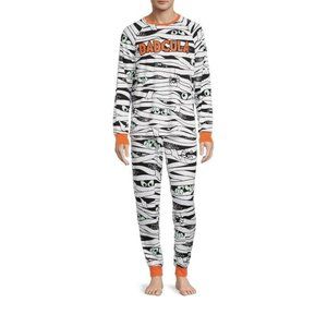 Way To Celebrate "DADCULA" Halloween Themed Men Pajama Set Size M (38-40) NWT